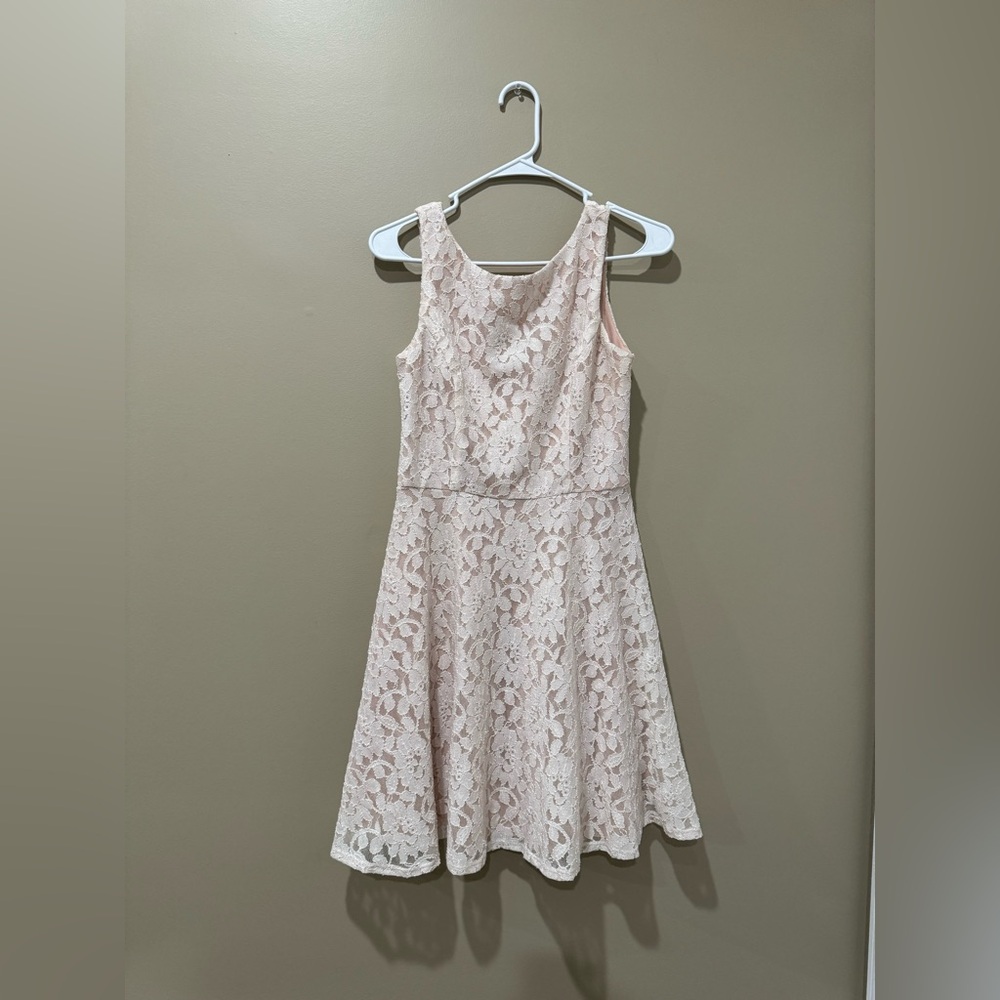Cream Lace Dress